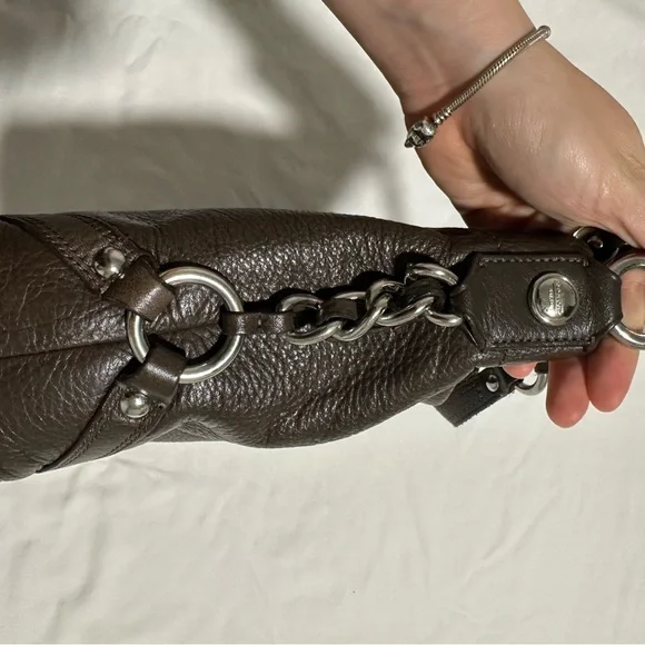 Coach Carly Brown Leather Bag - Picture 12 of 17